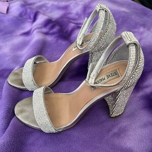 steve madden rhinestone heels!